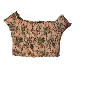 Cute flowery summer top